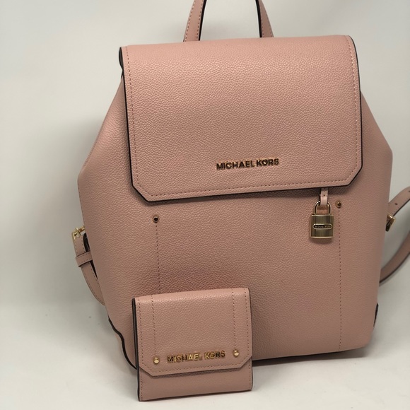 Michael kors hayes medium bagpack with wallet set - Picture 2 of 6